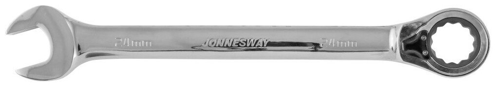 Ключ комбинированный трещоточный 24 х 24 с реверсом JW JONNESWAY W60124 | цена за 1 шт