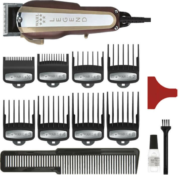 Машинка для стрижки волос Wahl 8147-416H Legend бордовый - фото №12