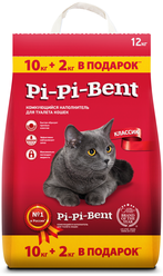 Комкующийся наполнитель Pi-Pi Bent Классик, 12 кг 28 л 12 кг