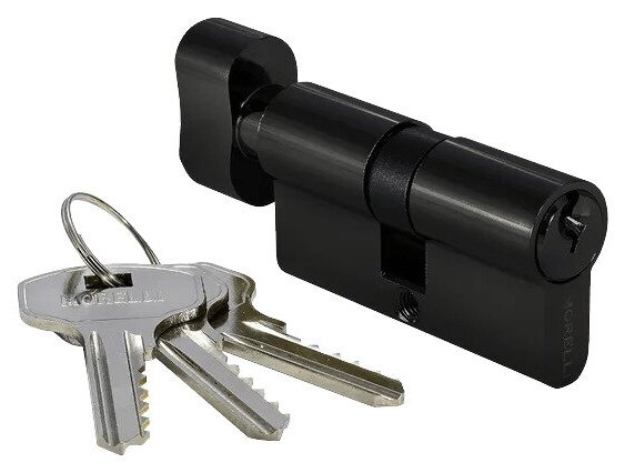 Ключевой цилиндр MORELLI (Морелли) ключ/цилиндр (60 мм) 60CK BL Цвет - Черный