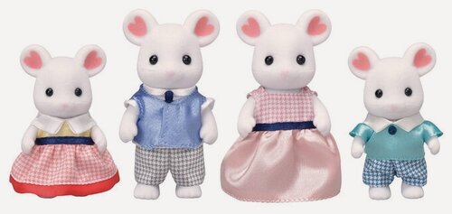 Изображение товара Набор "Семья Зефирных мышек" Сильваниан Фэмилис — уютный набор для волшебных игр и тёплых семейных историй