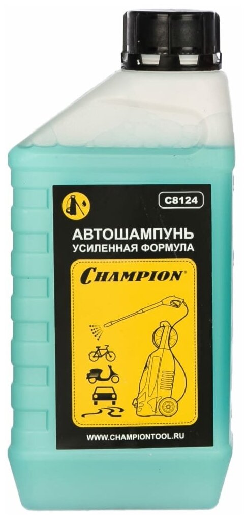 Champion Автошампунь CHAMPION C8124 1л усиленная формула