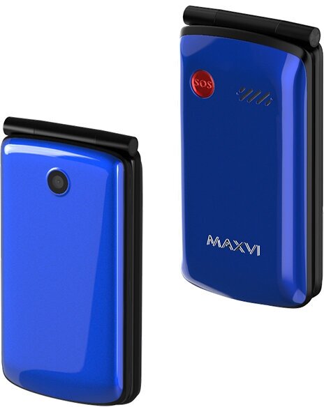 Телефон MAXVI E7, 2 SIM, синий