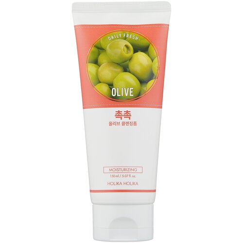 Очищающая пенка с оливой, увлажняющая Daily Fresh Olive Cleansing Foam, 150 мл