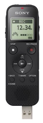 Цифровой диктофон Sony ICD-PX470 4Gb черный - фото №2