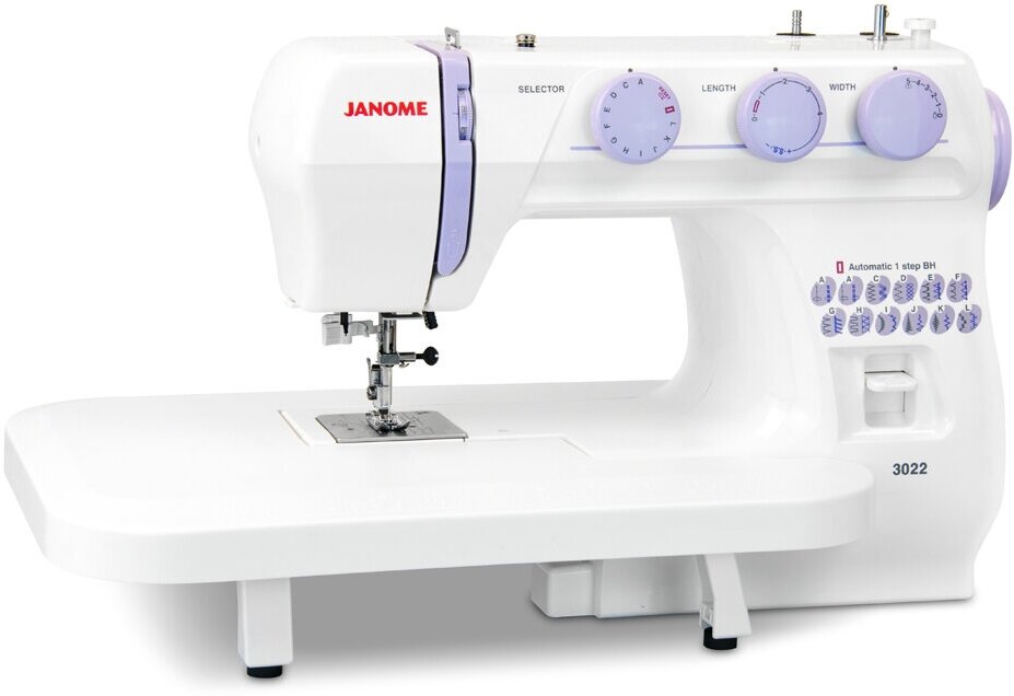 Швейная машинка JANOME 3022 с приставным столиком