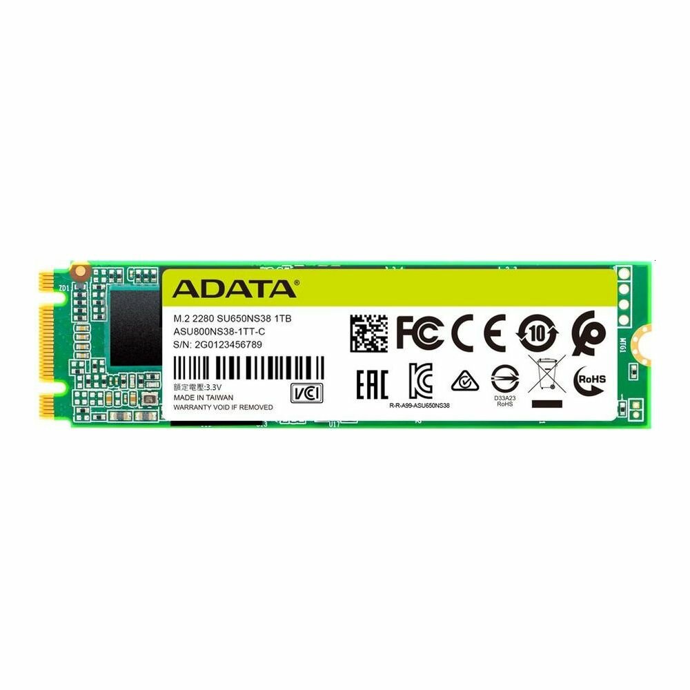 Твердотельный накопитель ADATA Ultimate SU650 1 ТБ SATA ASU650NS38-1TT-C