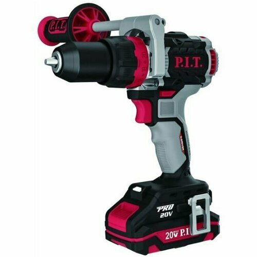 Дрель-шуруповерт аккумуляторная P I T PSB20H-13C X-DRIVER SOLO ударная бесщеточная 20В 110Нм метал патрон 13мм 2ск без АКБ и ЗУ коробка 778600₽