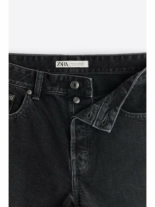 Джинсы Zara, размер 40, черный