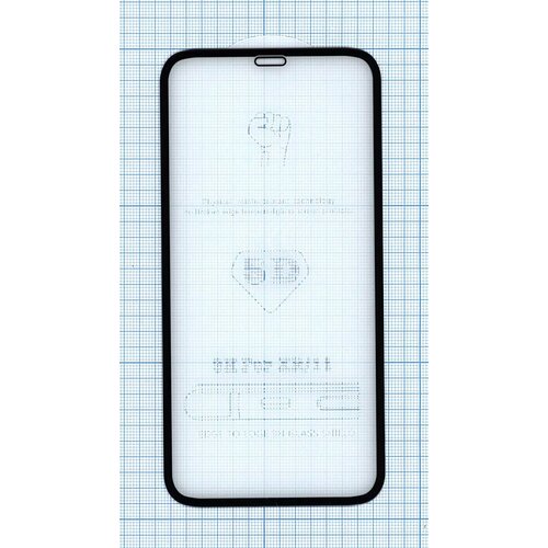 Защитное стекло 4D для Apple iPhone XR черное защитное стекло luxcase для apple iphone xr 0 13mm front transparent 52027