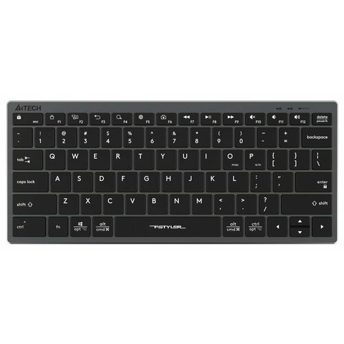 Клавиатура A4Tech Fstyler FX51 серый USB slim Multimedia FX51 GREY 286000₽