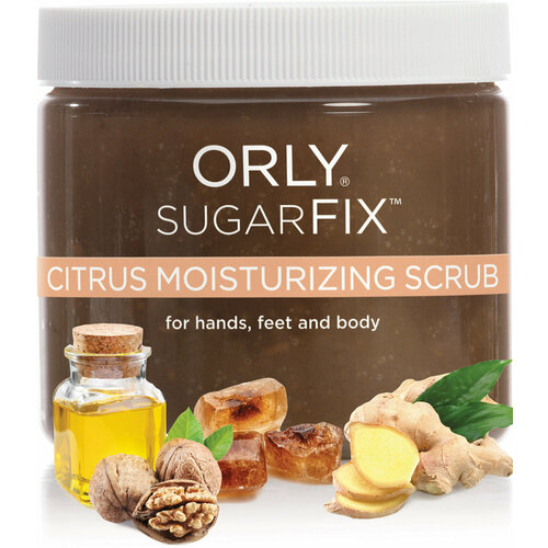 Скраб для рук, ног и тела SUGAR FIX ORLY Citrus Moisturing Scrub ORLY 539г