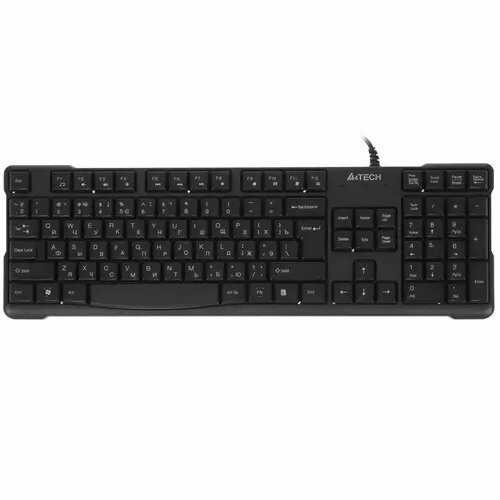 Клавиатура A4Tech KR-750 черный USB 142600₽