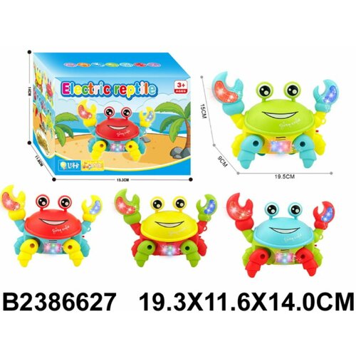 Крабик на бат свет звук эффекты в к 193x14x116 см 627₽