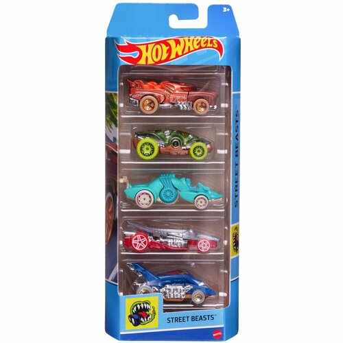 Набор машинок Hot wheels Подарочный набор из 5 машинок №24 - Mattel [1806/24] набор машинок mattel hot wheels подарочный набор из 5 машинок 16