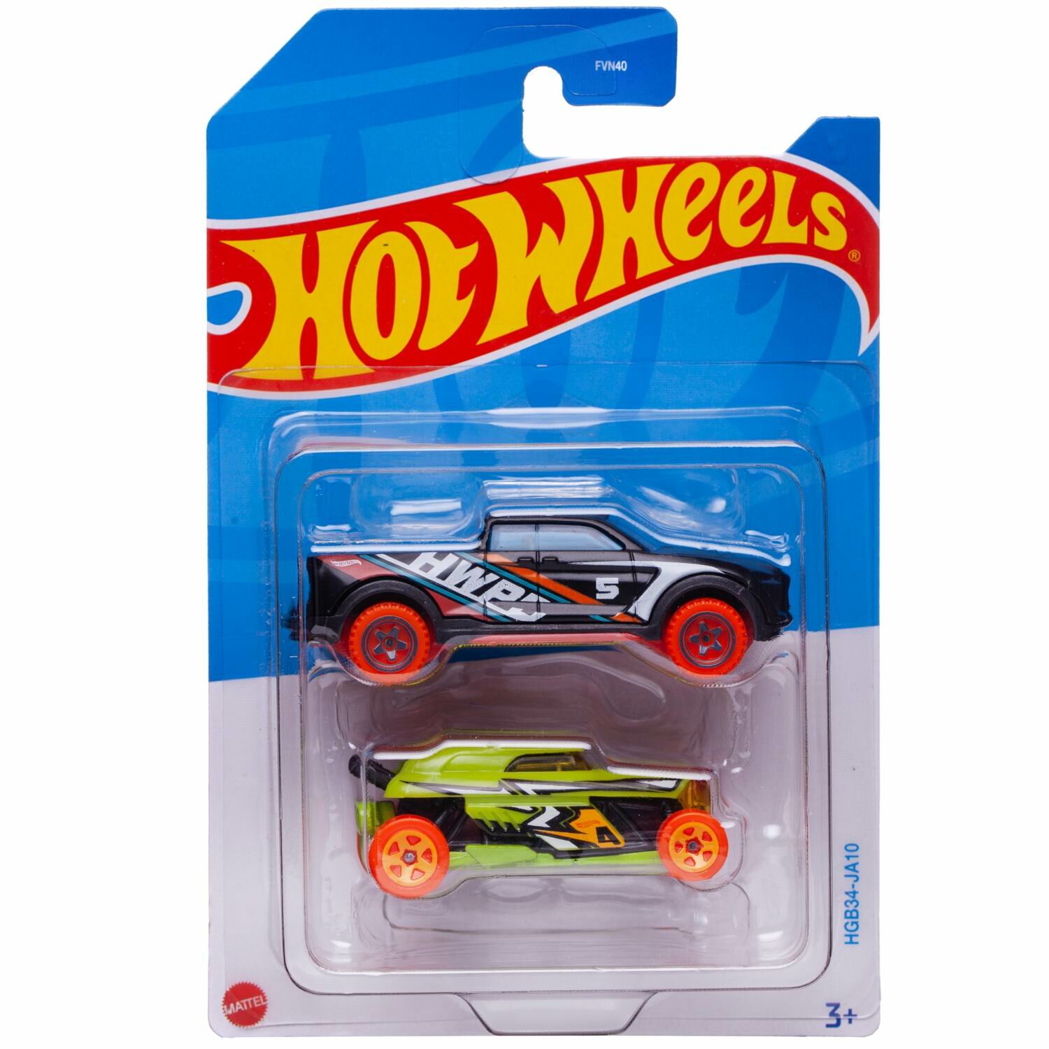 Набор машинок Mattel Hot Wheels упаковка из 2-х штук №6 FVN40/6