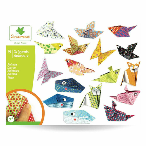 Sycomore Набор для создания оригами POCKETS, Животные CRE44011 наборы для творчества sycomore набор для создания оригами животные