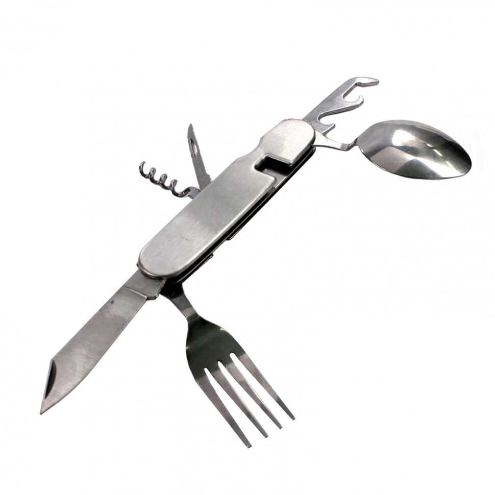 Мультитул походный ложка-вилка 6 в 1