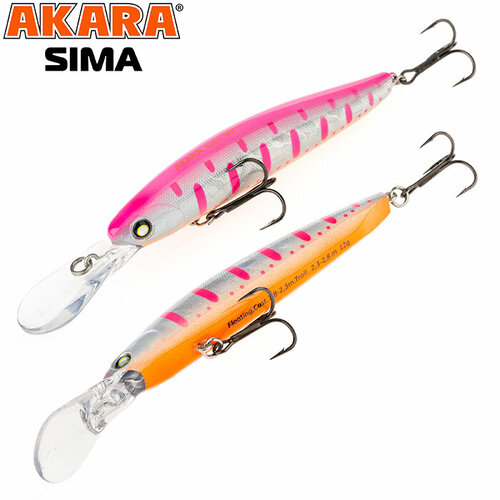 фото Воблер akara sima 90f 12 гр. (3/7 oz 3,5 in) a162