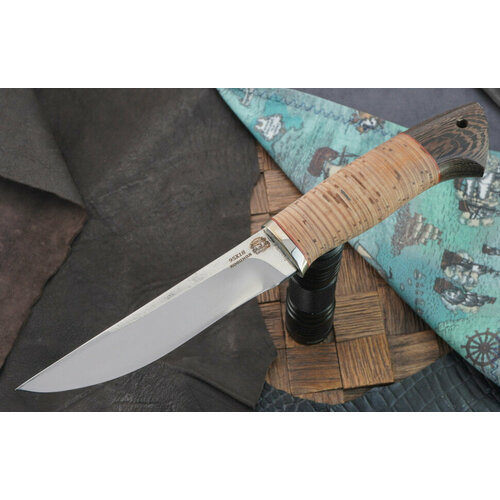 фото Сковородихин нож тайга-в (95х18, береста) ножевая мастерская сковородихина