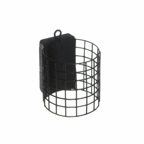 фото Груз-кормушка металлическая x-feeder me submarine m grid, цвет matt black, 100 г, 35 мл