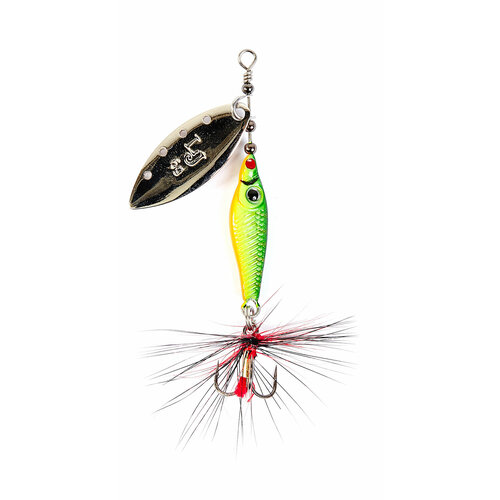 Блесна Lucky John TRIAN BLADE LONG 6.0гр # 008, в блистере