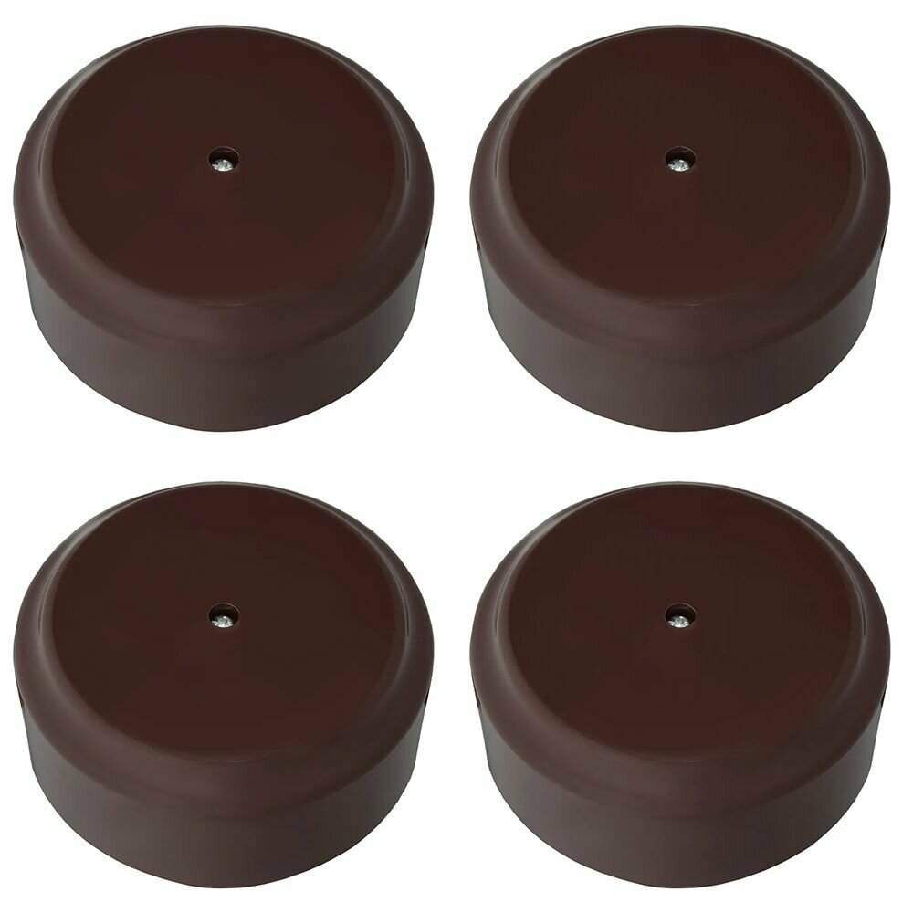 фото Монтажная коробка без сальников для ОУ D80 "ретро", шоколад, 4шт