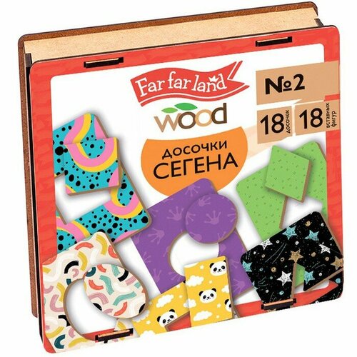 Лото Досочки Сегена № 2 (18 карт. 18 эл) Far far land Wood