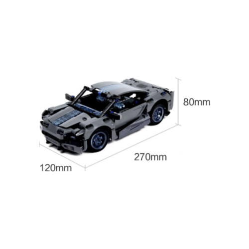 Конструктор Onebot Building Block Supercar OBJZF62AIQI серый конструктор onebot onebot mtjm03iqi building blocks mobile engineering crane 720 дет