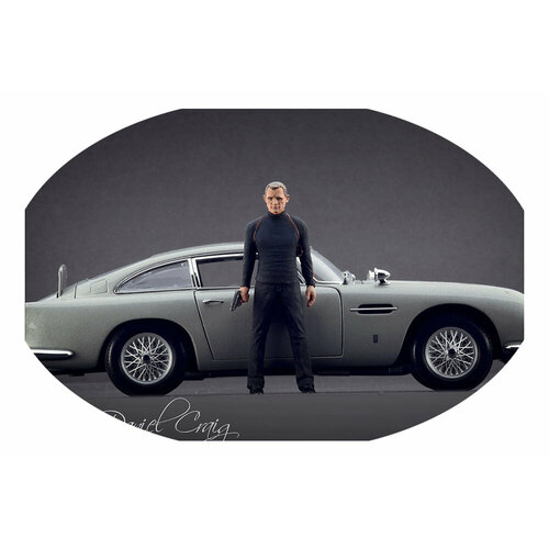 Фигурка коллекционная 007 james bond daniel craig ручная работа в масштабе 1:18 дэниэл крейг джеймс бонд