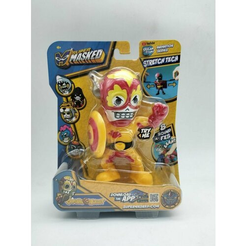 Фигурка-тянучка SUPERMASKED, супергерой CAPTAIN NUGET, со звуком
