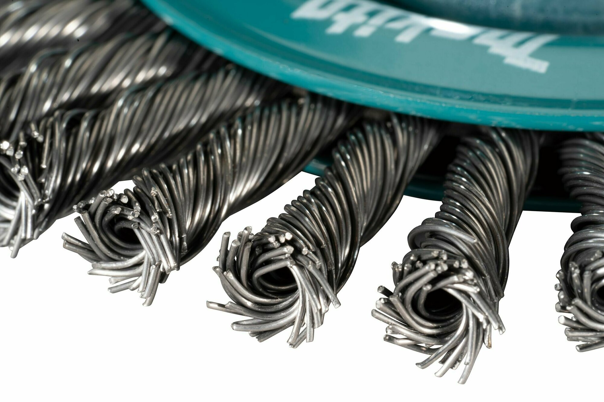 Щетка проволочная дисковая Makita X-lock (d115 мм, толщина проволоки 0, 5 мм, тонкие пучки, металл), - фото №5