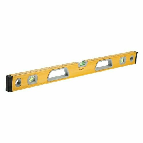 Уровень алюминиевый магнитный фрезерованный эргономичные ручки 3 глазка 800 мм 2870₽