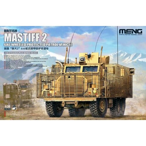 SS-012 MENG Model Британский Бронеавтомобиль Mastiff 2 6x6 Масштаб 1/35