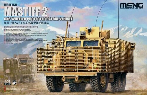 Изображение товара SS-012 MENG Model Британский Бронеавтомобиль Mastiff 2 6x6 Масштаб 1/35