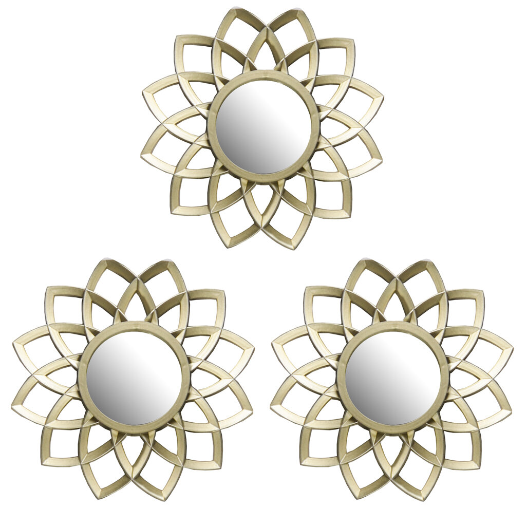 фото Зеркало декоративное настенное, 25 см, пластик, Y4-5292