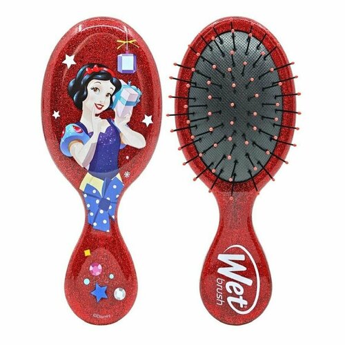 щетка для спутанных волос mini detangler disney princess glitter ball jasmine Wet Brush Расчёска для спутанных волос / Disney Mini Detangler Glitter Ball Snow White BWR832SNOWG