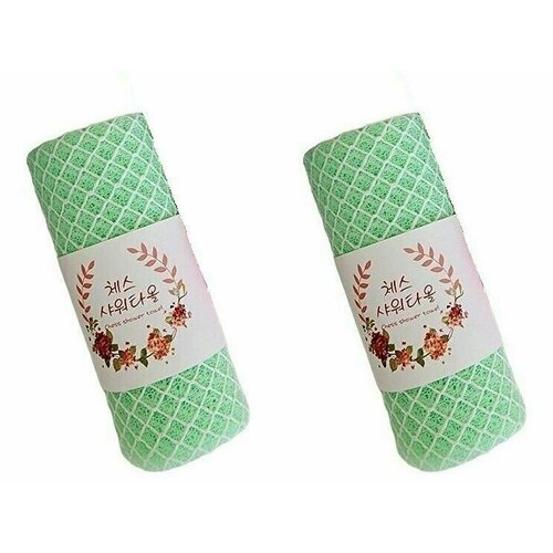 Shower Towel Мочалка полотенце в ромбик/ шахматы Chess, 2 шт