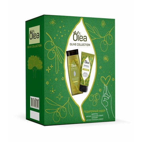 Подарочный набор OLEA OLIVE COLLECTION Шампунь для всех типов волос 250 мл Бальзам для всех типов 728₽