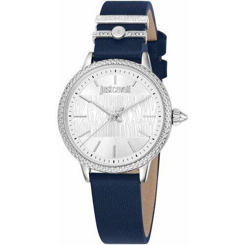 фото Наручные часы just cavalli jc1l259l0015, серебряный, синий