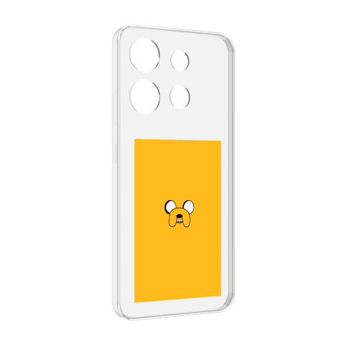 Чехол MyPads Джейк-время-приключений для Infinix Smart 7 задняя-панель-накладка-бампер