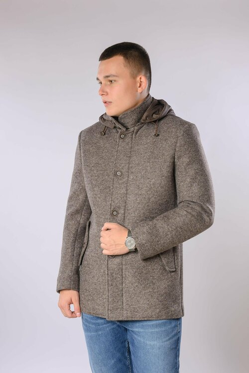 Пальто Formenti, размер 52 XL, коричневый