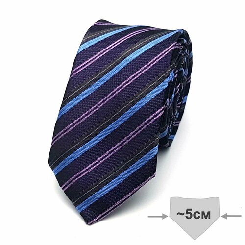 Галстук ALBERTO CABALE, фиолетовый