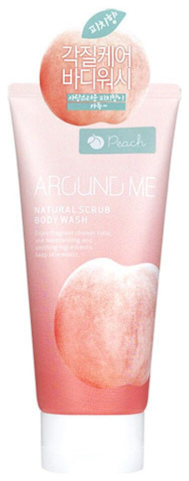 WELCOS Around Me Лосьон для тела Natural Soft Body Lotion Peach, 230мл