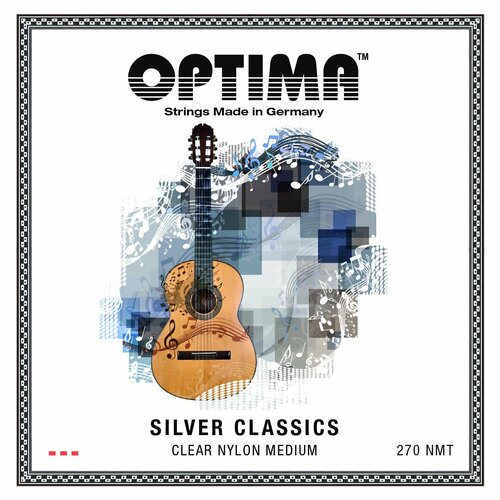 Струны для классической гитары Optima Silver Classics Set Nylon 270. NMT