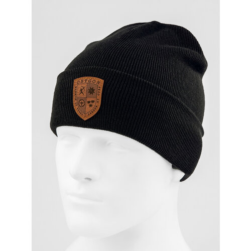фото Шапка бини oxygon, размер 53/60, черный