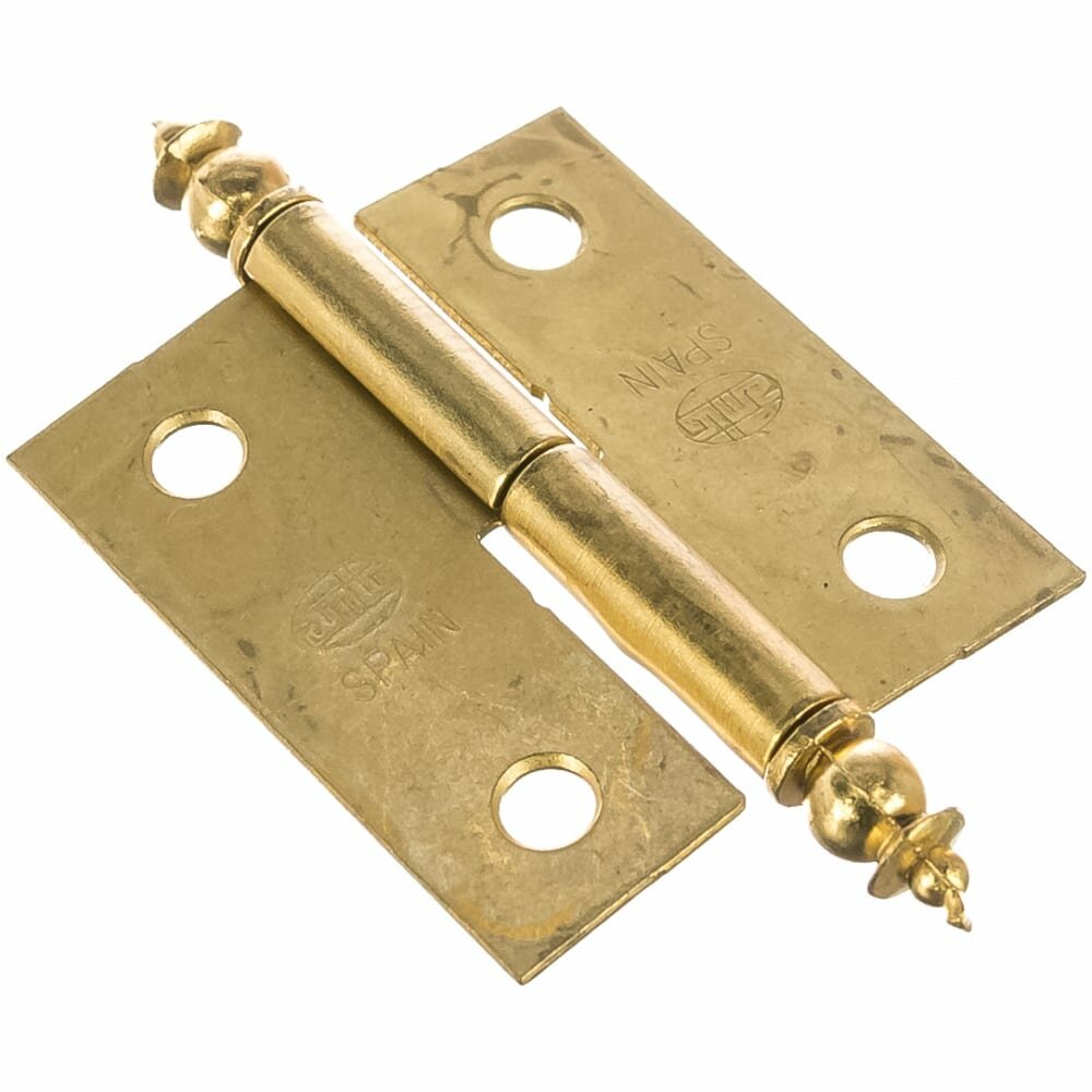 Петля мебельная карточная съёмная левая Amig 541, 40х36 мм, сталь, цвет золото - фото №3