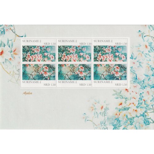 Почтовые марки Суринам 2011г. Флора - Цветы Азалии Цветы, Флора MNH