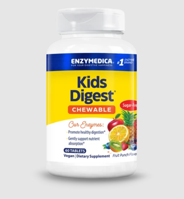 Enzymedica Kids Digest Chewable (Пищеварительные ферменты для детей) 60 жевательных таблеток (Enzymedica)