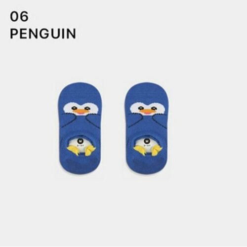 фото Носки ggrn носки детские короткие (возраст 3-4 года), принт пингвин (od-b-030-m-06)baby, d type, размер od-b-030-m-06, синий